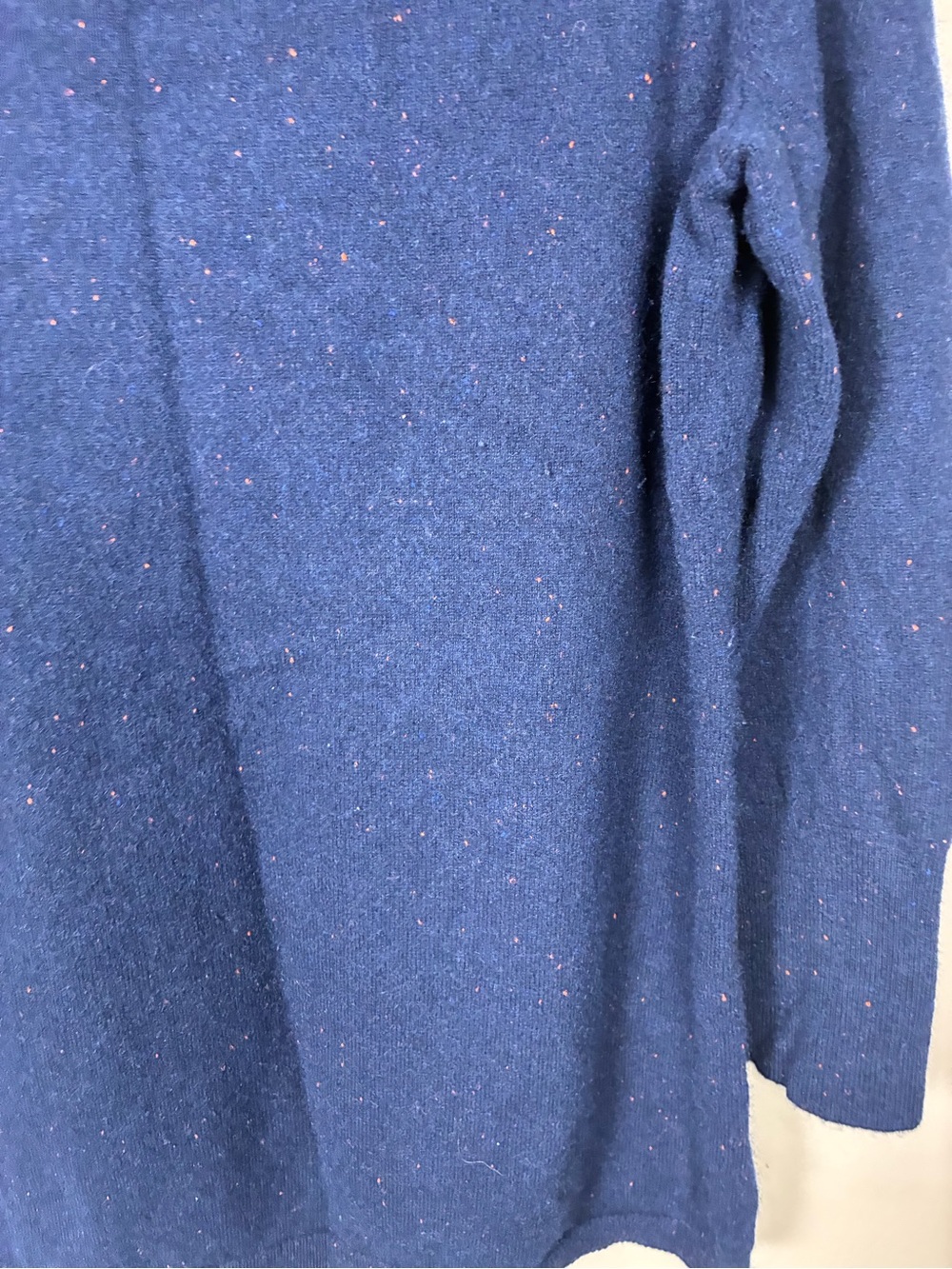 Talbots 100% Pure Cashmere Sabrina Speckled Tunic Sweater - Picture 3 of 8